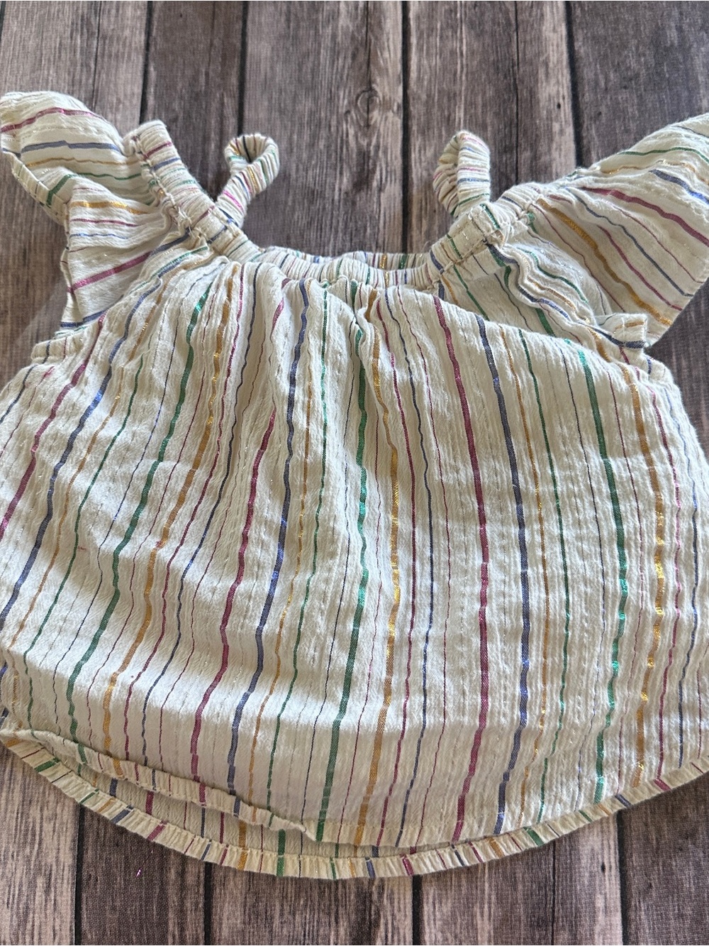 Old navy rainbow blouse vguc 12/18